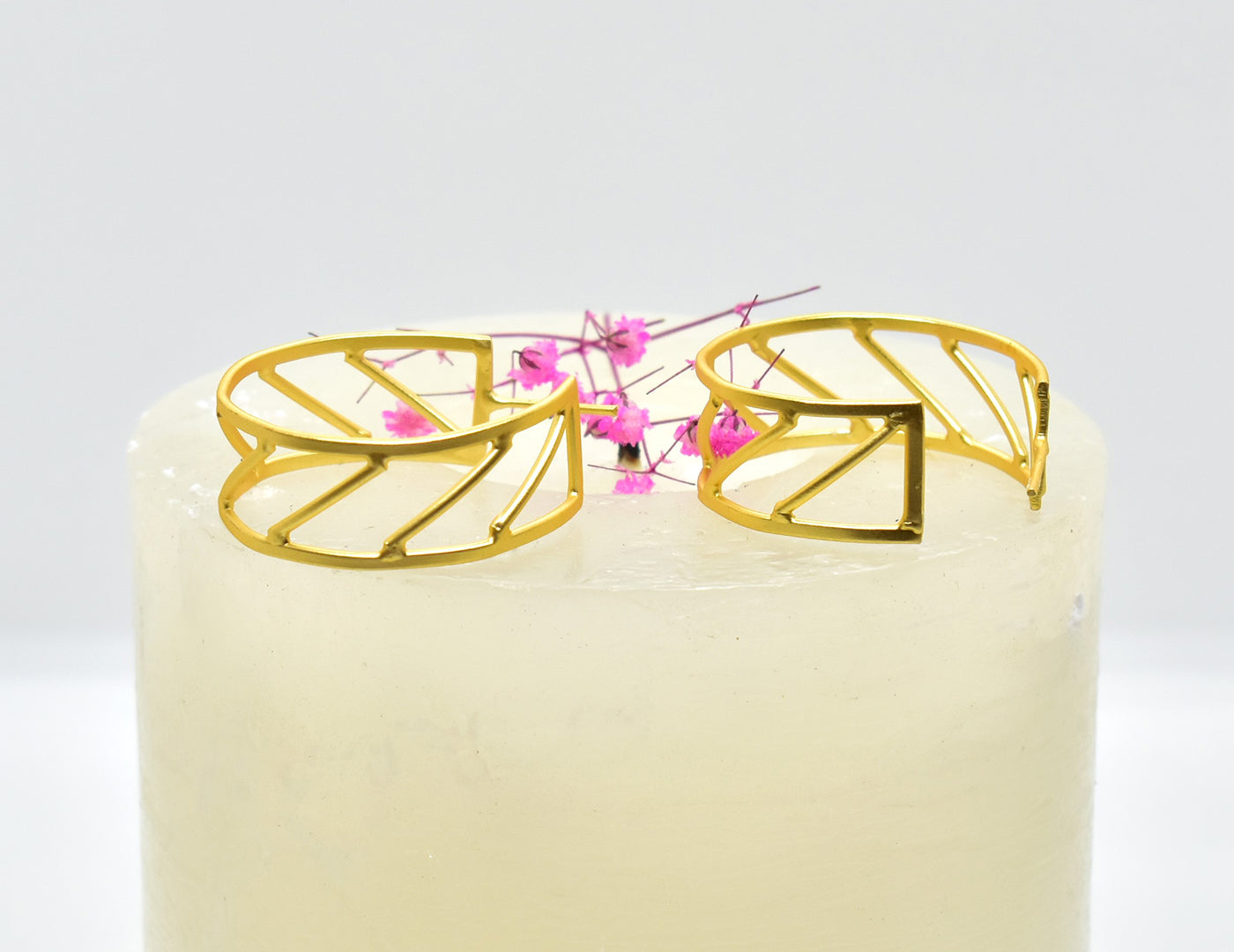 22KT Gold Plated Brass Luxury Earrings