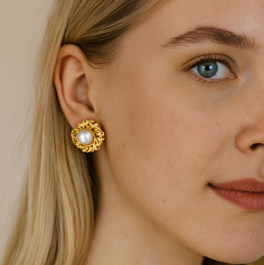 Elegant Daily Wear Studs | PEARL