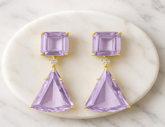 Lavender, 22KT Gold Finish