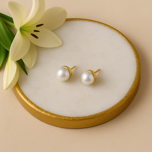 Elegant Daily Wear Studs | PEARL