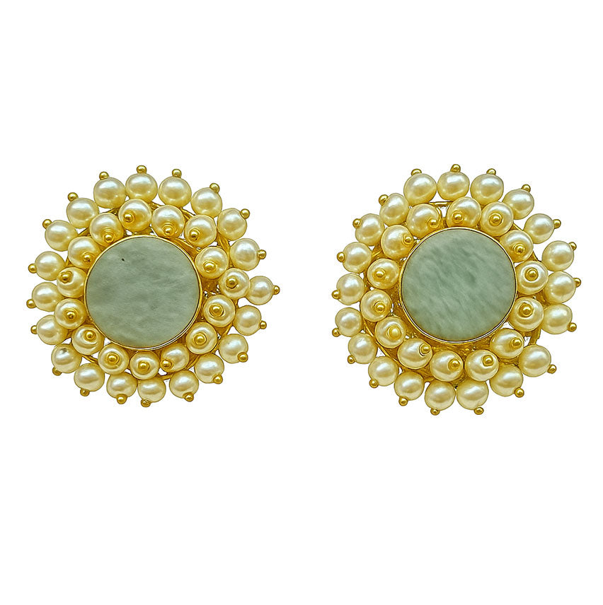 Elegant Daily Wear Studs | MINT GREEN