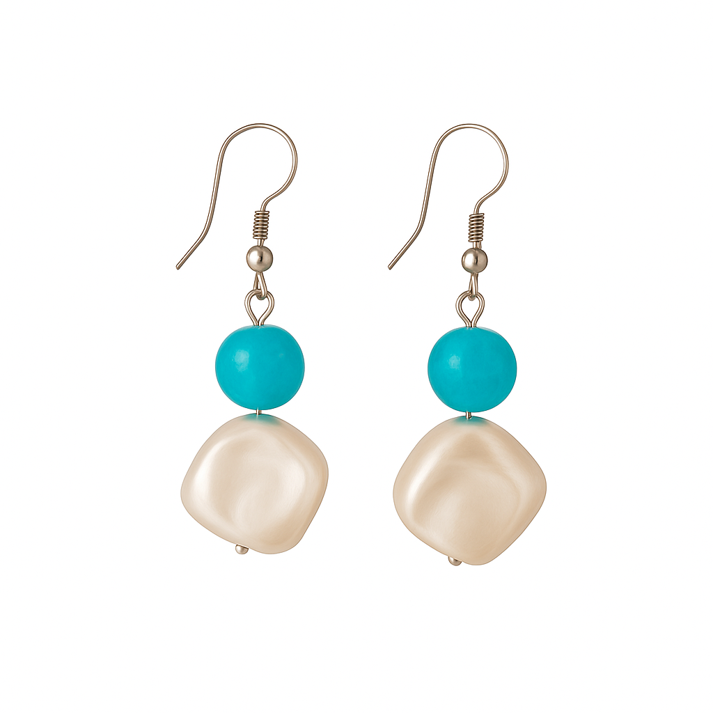 Tear Drop pearl earings| FRENCH WIRE | Triplet Offer