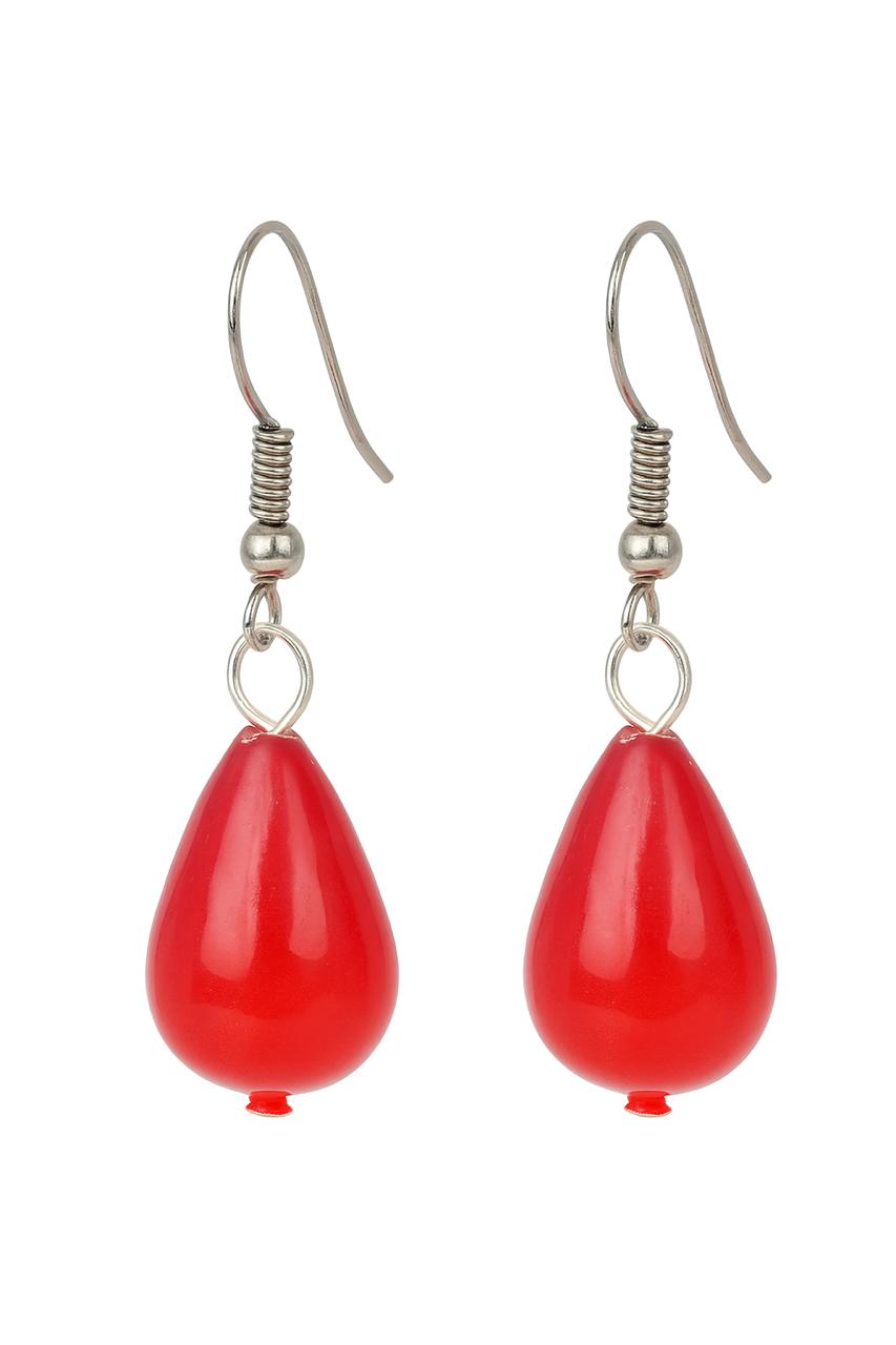 Tear Drop pearl earings,Crystal Teardrop| FRENCH WIRE | Triplet Offer