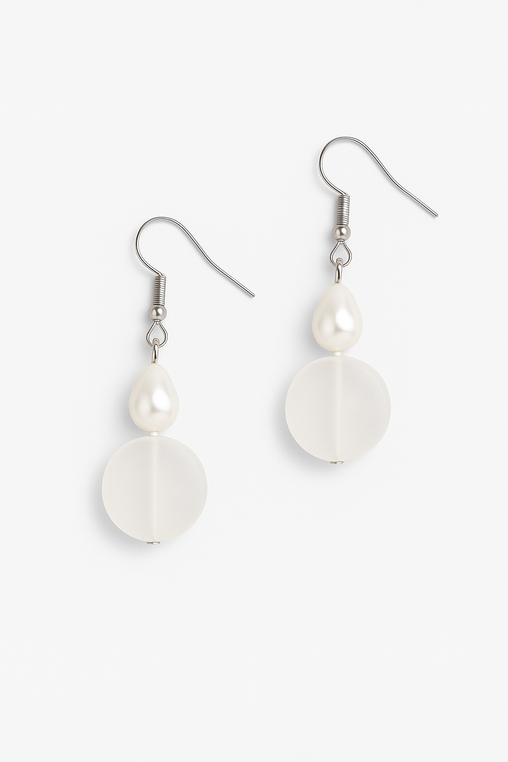 Beaded dangle earings,Crystal Teardrop| FRENCH WIRE | Triplet Offer