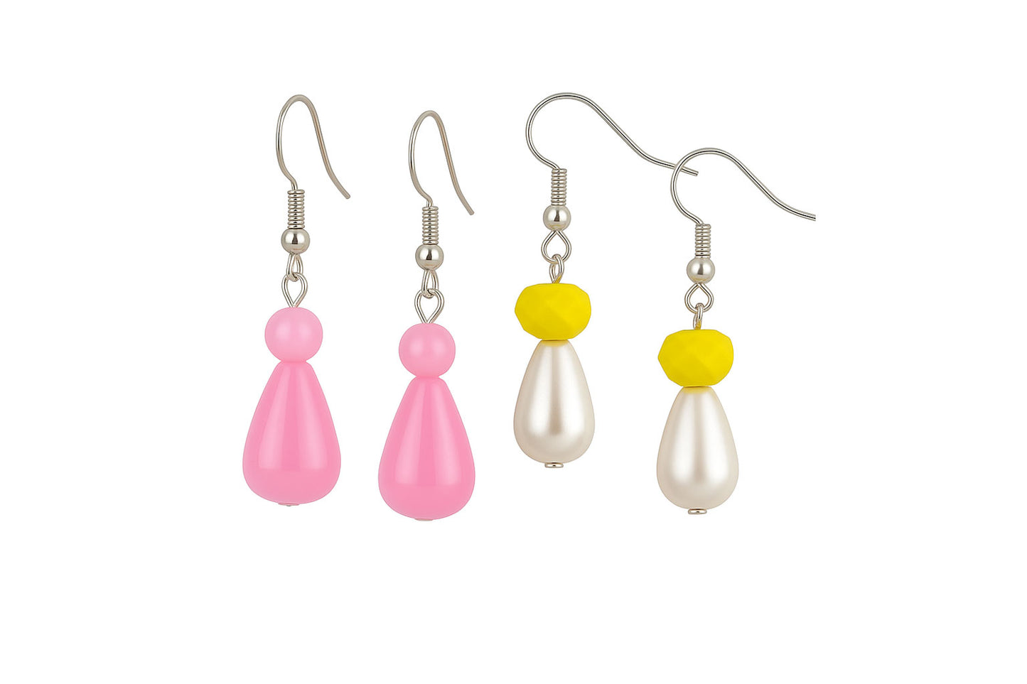 Beaded dangle earings,Crystal Teardrop fashion earings| FRENCH WIRE | Combo Offer