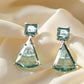 Hand made with a 22KT-SILVER Crystal Earnings