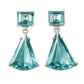 Hand made with a 22KT-SILVER Crystal Earnings