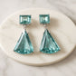 Hand made with a 22KT-SILVER Crystal Earnings
