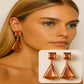 Light Brown, 22KT-SILVER Polished Earring