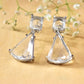 White, 22KT-SILVER Polished Earring