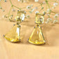 Lemon Yellow, 22KT-SILVER Polished Earring