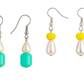 Beaded dangle earings,Crystal Teardrop fashion earings| FRENCH WIRE | Combo Offer