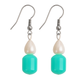 Beaded dangle earings,Crystal Teardrop fashion earings| FRENCH WIRE | Combo Offer