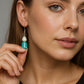 Beaded dangle earings,Crystal Teardrop fashion earings| FRENCH WIRE | Combo Offer