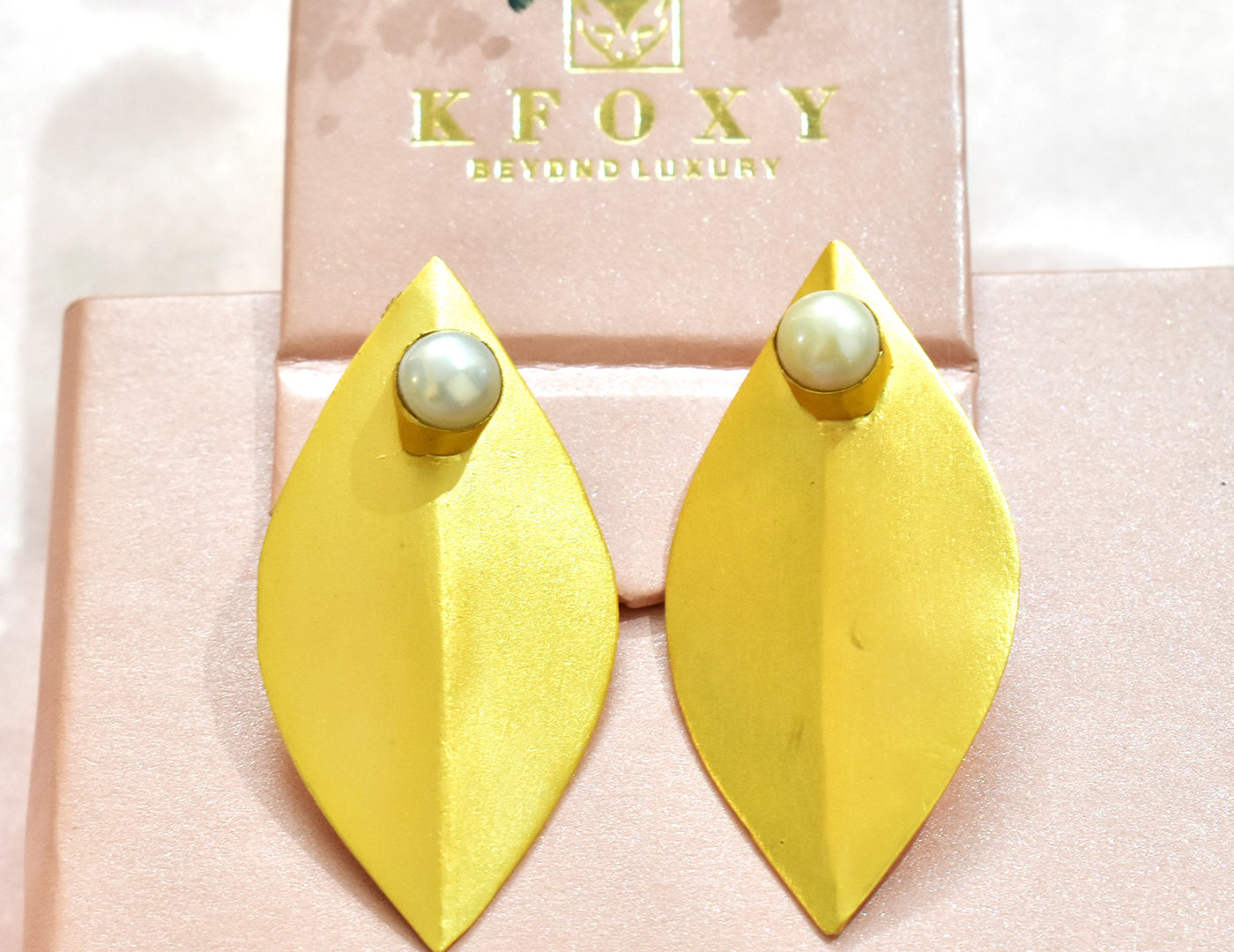 22KT Gold Plated Brass Luxury Earrings