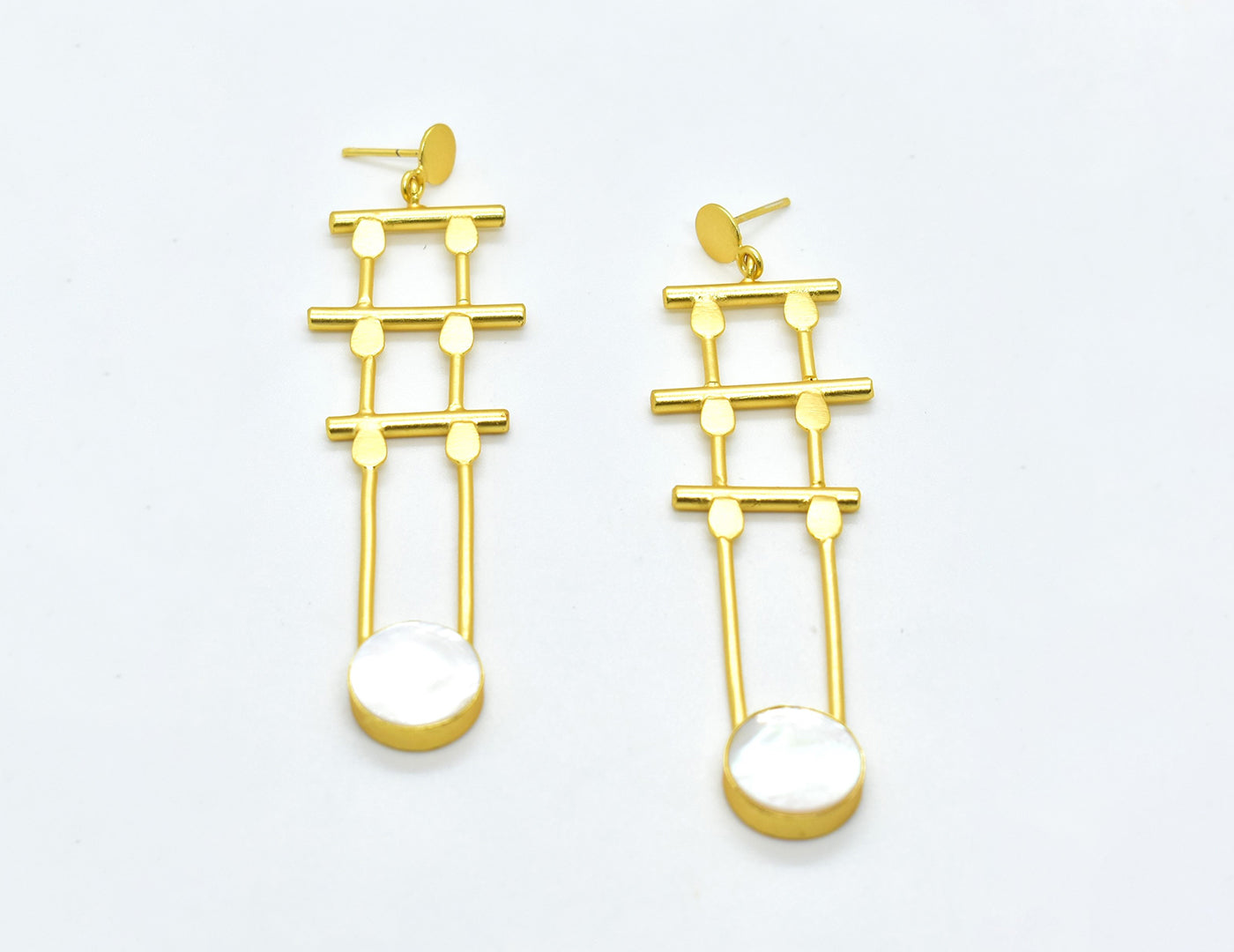 22KT Gold Plated Brass Luxury Earrings