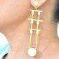 22KT Gold Plated Brass Luxury Earrings