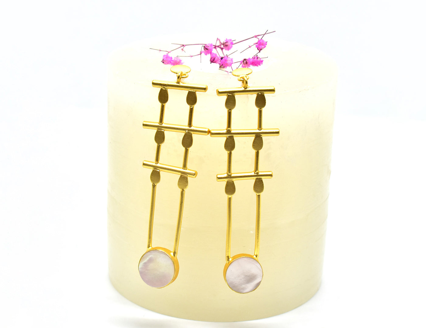 22KT Gold Plated Brass Luxury Earrings