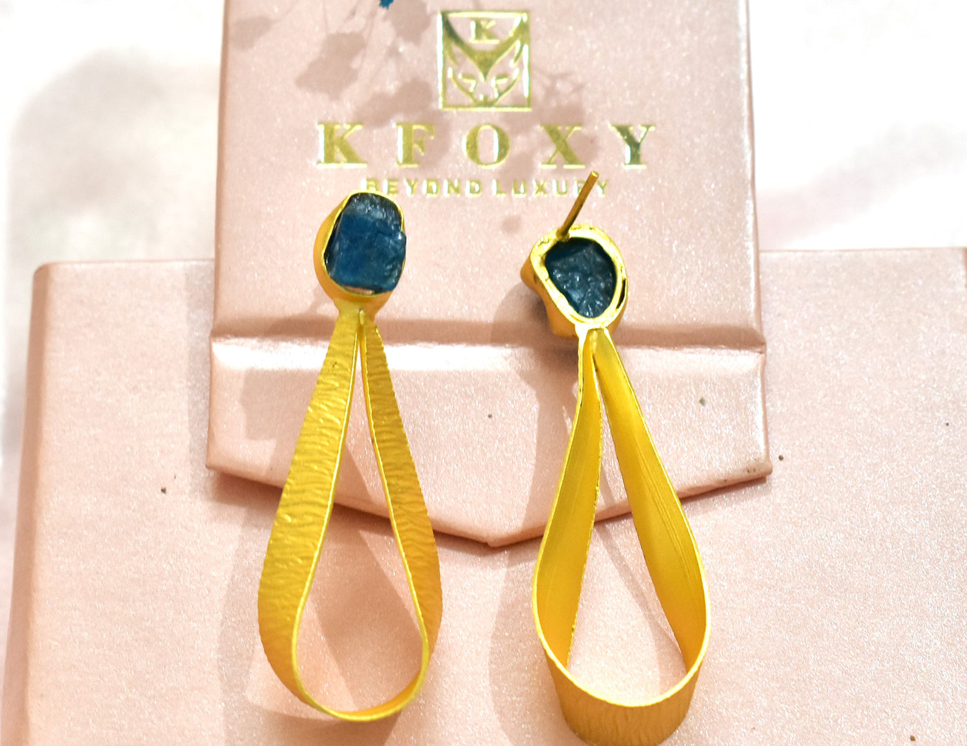 22KT Gold Plated Brass Luxury Earrings