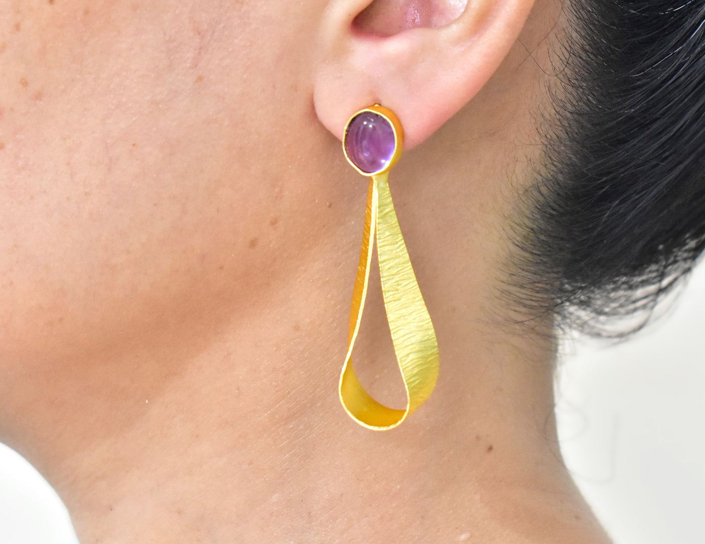 22KT Gold Plated Brass Luxury Earrings