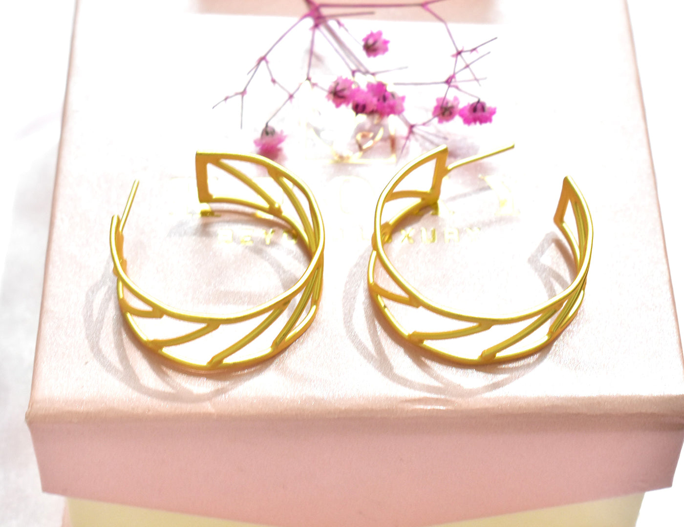 22KT Gold Plated Brass Luxury Earrings