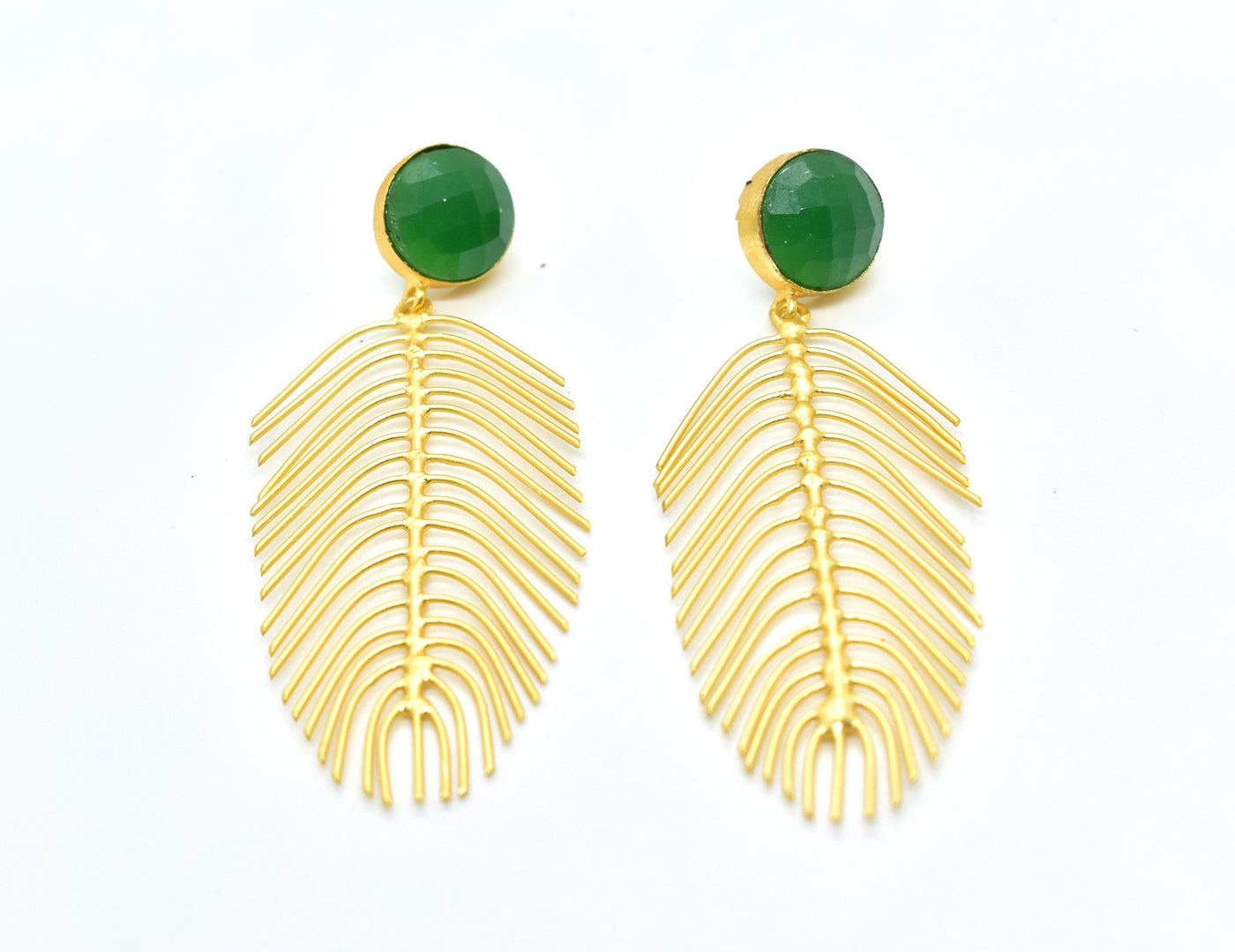 22KT Gold Plated Brass Luxury Earrings