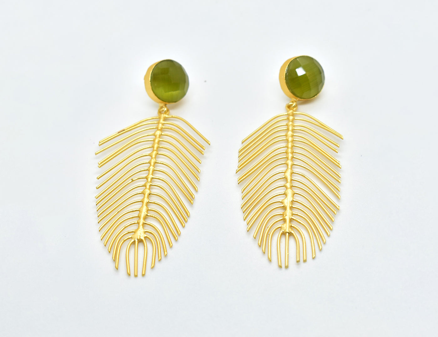 22KT Gold Plated Brass Luxury Earrings