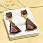 Brown, 22KT Gold Finish
