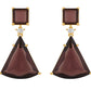 Brown, 22KT Gold Finish