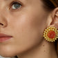Elegant Daily Wear Studs | ORANGE