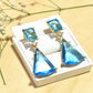 Blue, 22KT Gold Finish