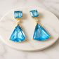 Blue, 22KT Gold Finish