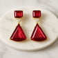 Maroon, 22KT Gold Finish