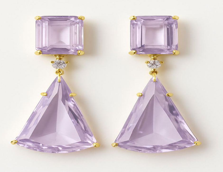 Lavender, 22KT Gold Finish