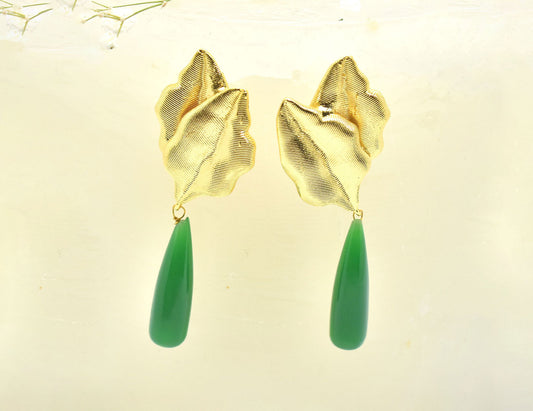 22KT Gold Plated Brass Luxury Earrings