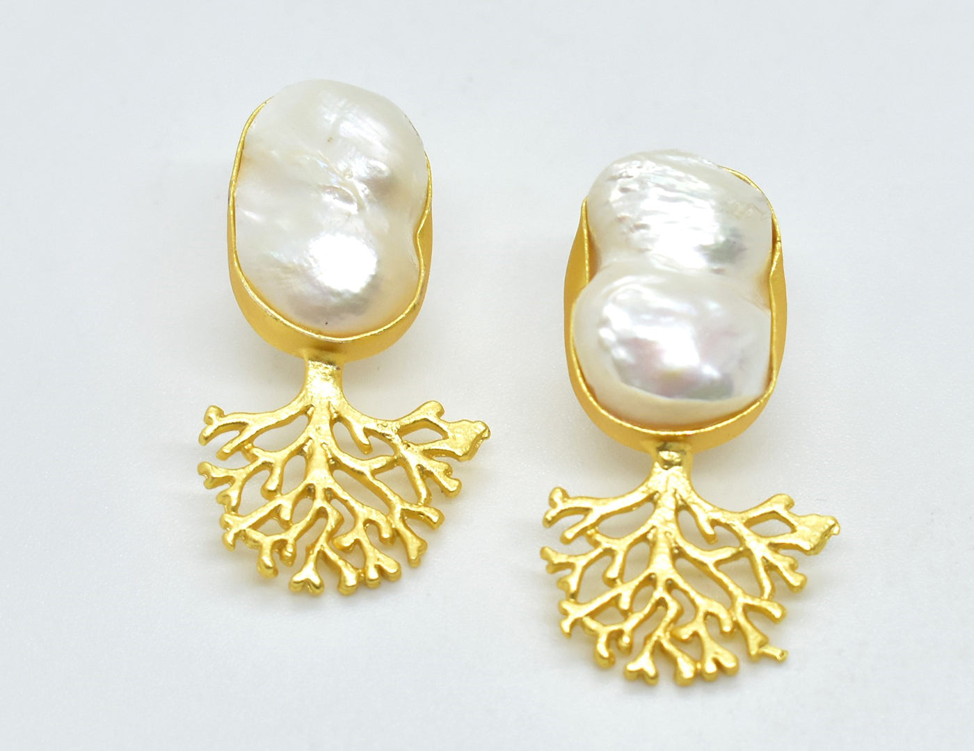 22KT Gold Plated Brass Luxury Earrings