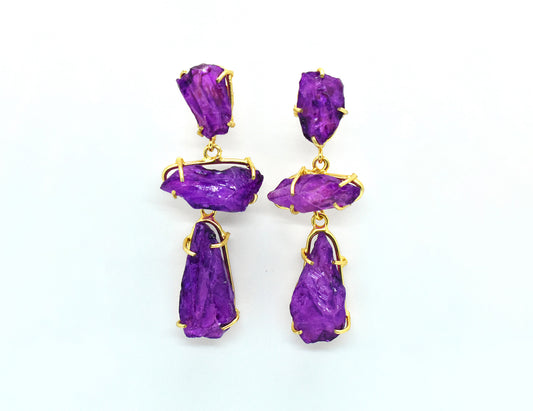 22KT Gold Plated Brass Luxury Earrings