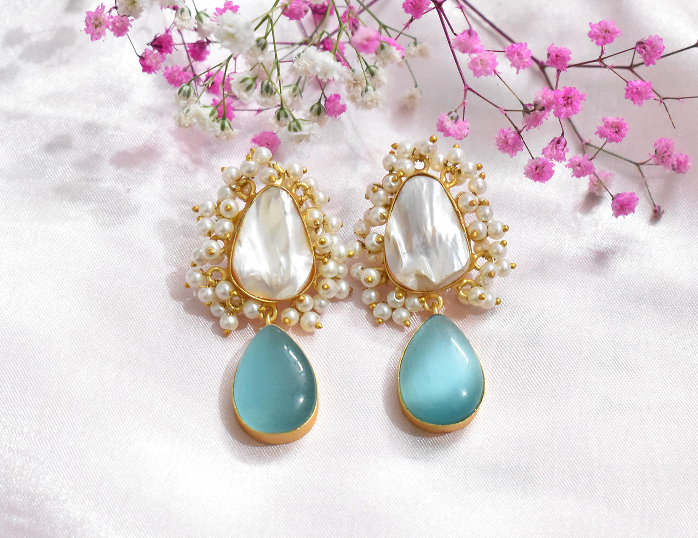 22KT Gold Plated Brass Luxury Earrings