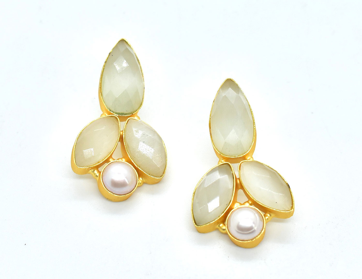 22KT Gold Plated Brass Luxury Earrings