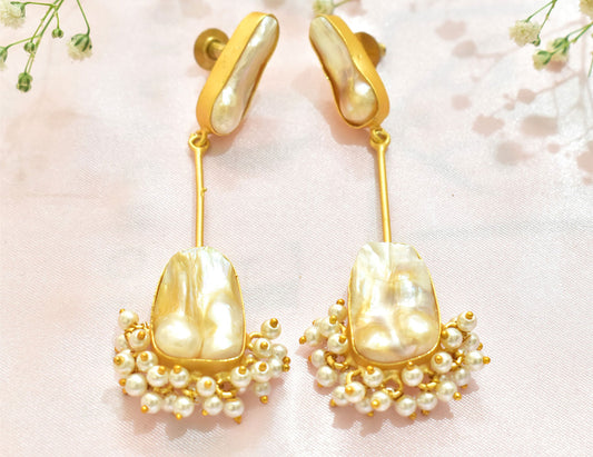 22KT Gold Plated Brass Luxury Earrings