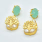 22KT Gold Plated Brass Luxury Earrings