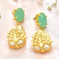 22KT Gold Plated Brass Luxury Earrings