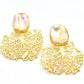 22KT Gold Plated Brass Luxury Earrings