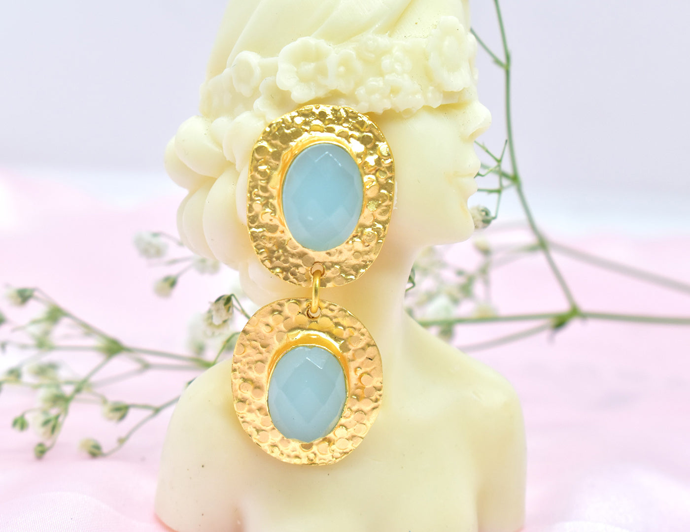 22KT Gold Plated Brass Luxury Earrings