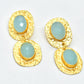 22KT Gold Plated Brass Luxury Earrings