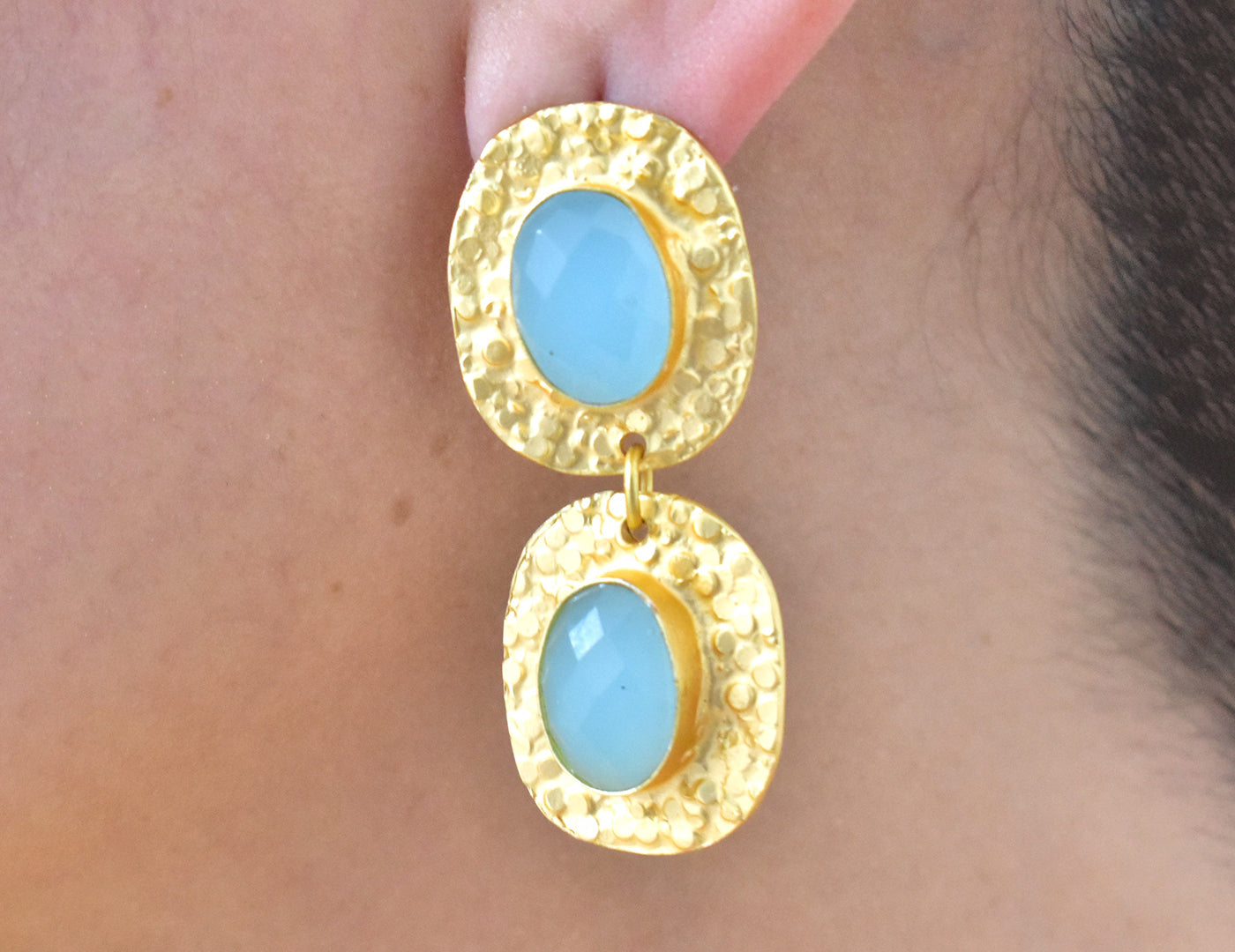 22KT Gold Plated Brass Luxury Earrings