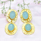 22KT Gold Plated Brass Luxury Earrings