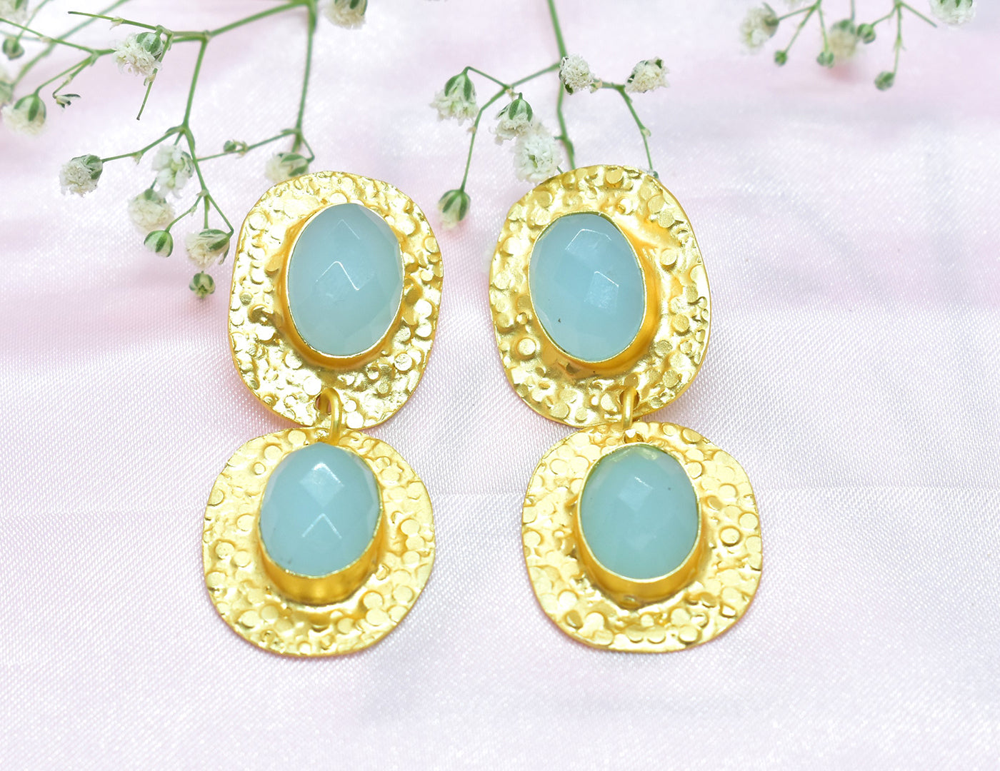 22KT Gold Plated Brass Luxury Earrings