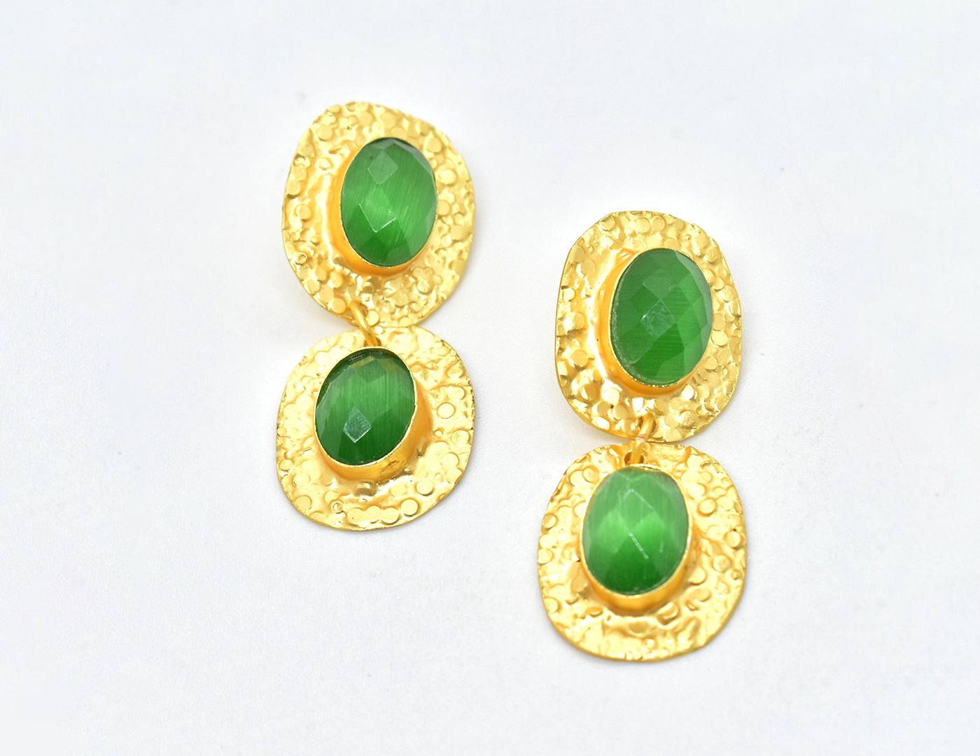 22KT Gold Plated Brass Luxury Earrings