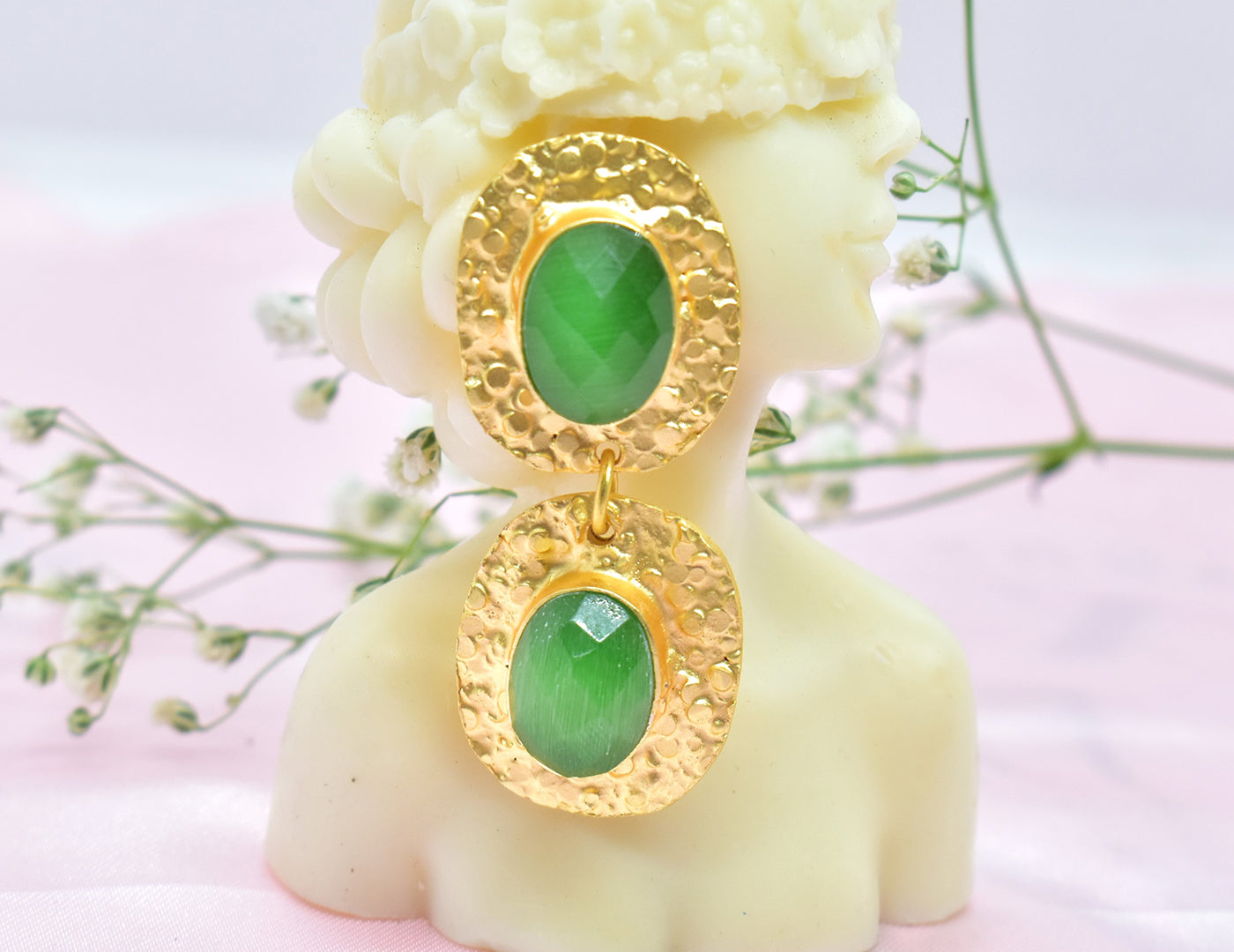 22KT Gold Plated Brass Luxury Earrings